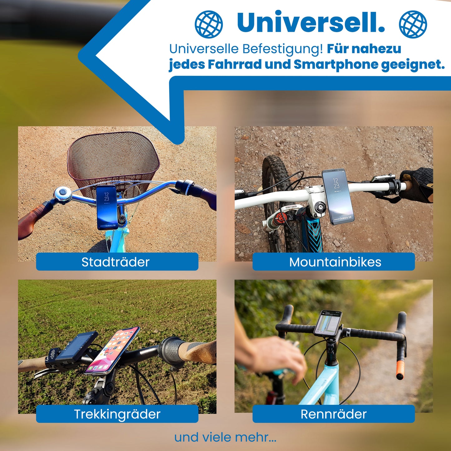 Universal 2.0 Bike Magnet Handyhalterung Fahrrad