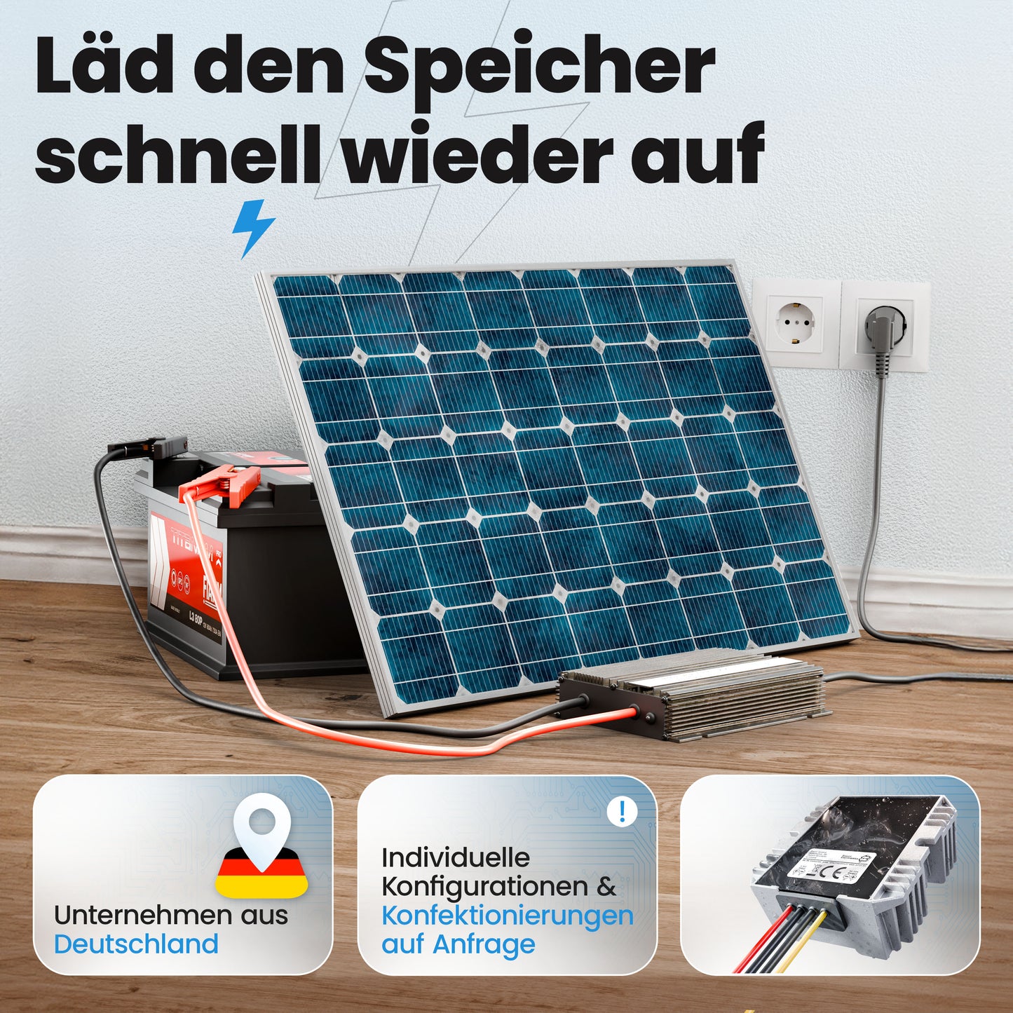 36V Batterie-Ladegerät LiFePO4 43,8V 13,6A 600W