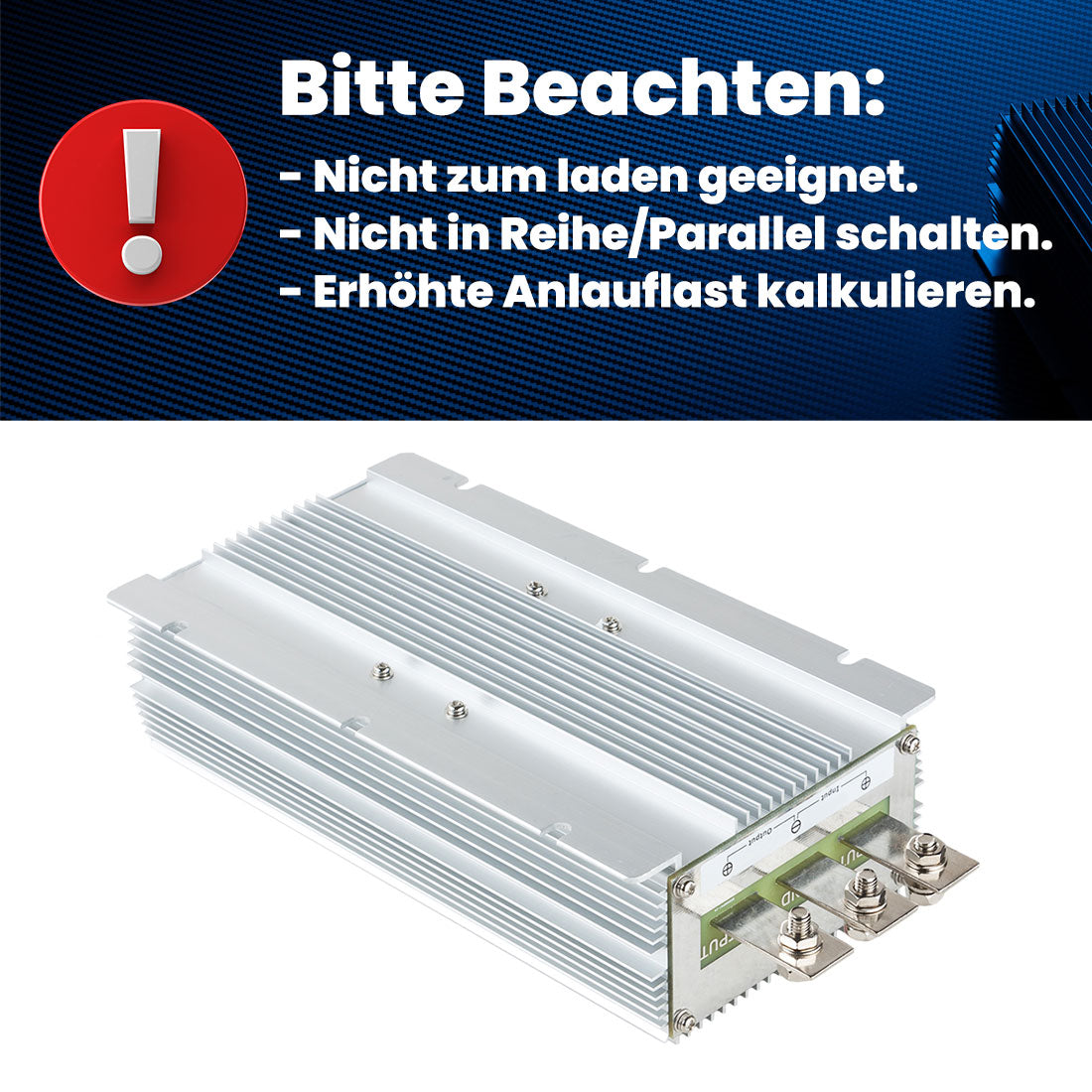 DC DC 9V-22V zu 24V 40A