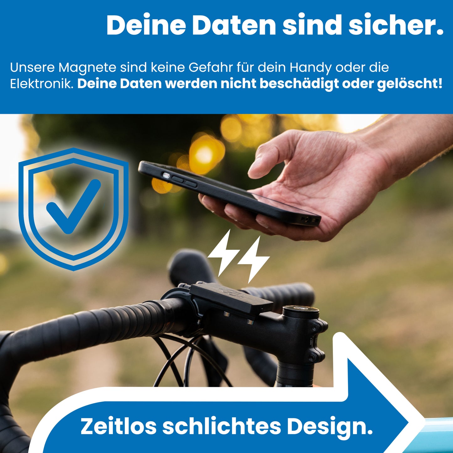 Universal 2.0 Bike Magnet Mobile Phone Holder Bicycle