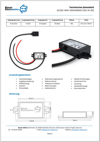 USB charging current connection kit for BMW motorcycle with CAN bus socket incl. repair plug 3-pin 611656 (83300413585) Cartool